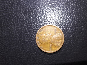 1996-D-Crazy-Looking-Penny-/-1916-Wheat-Penny